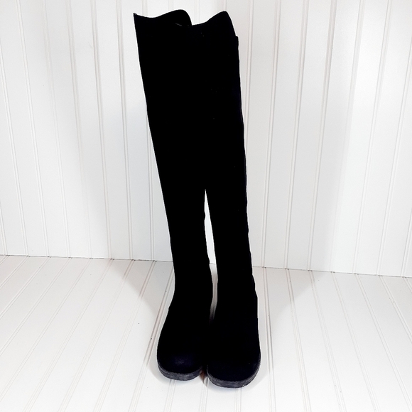 Unisa UnGillean Black Knee High Boots - Picture 5 of 11